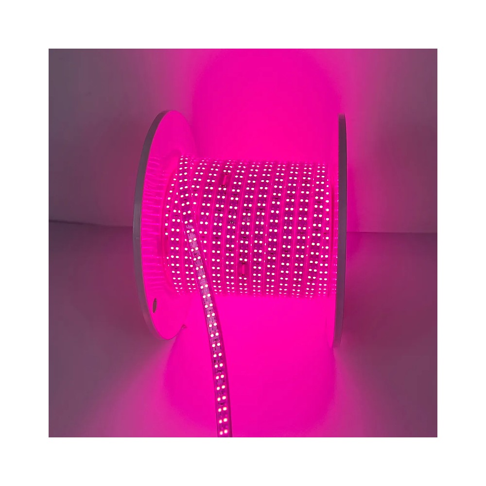 5 meter vandtæt LED strip med 180 LED, 10W pr. meter - IP67, 230V