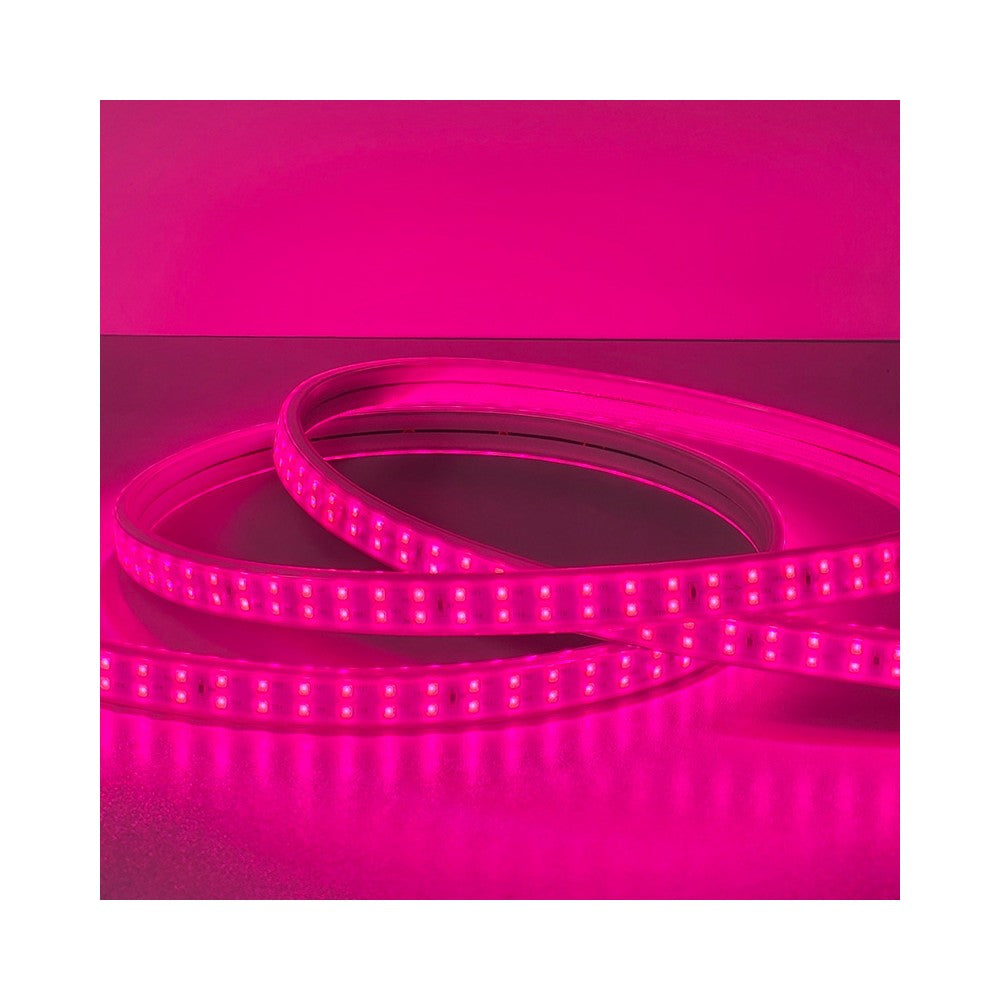 5 meter vandtæt LED strip med 180 LED, 10W pr. meter - IP67, 230V