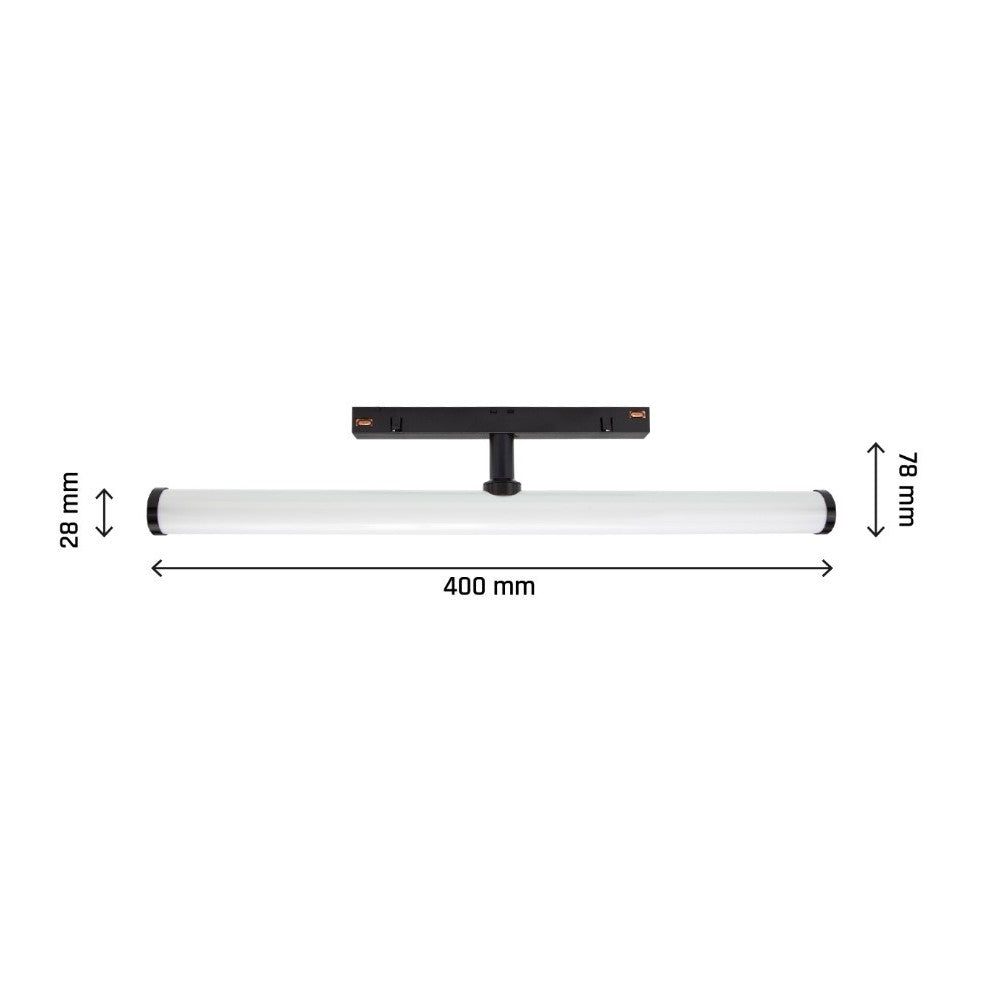 Spectrum SHIFT Beam 12W - Sort, RA90, 150 grader - Kvalitets LED-spot med høj farvegengivelse og bredt lysudbredelse