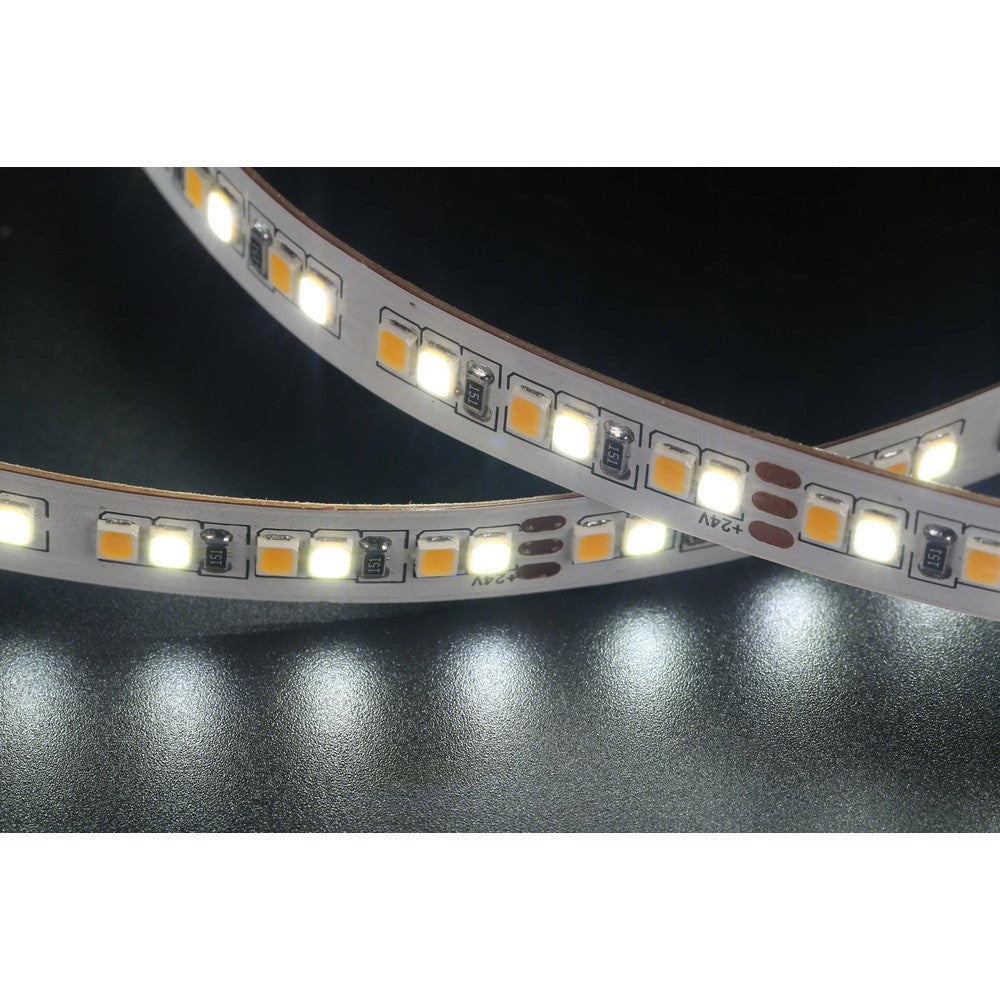 LEDlife 9,5W/m CCT LED strip RA94 - 10m, 24V, IP20, 192 LED pr. meter - Høj kvalitet og lysstærk LED-stripe med 24V input