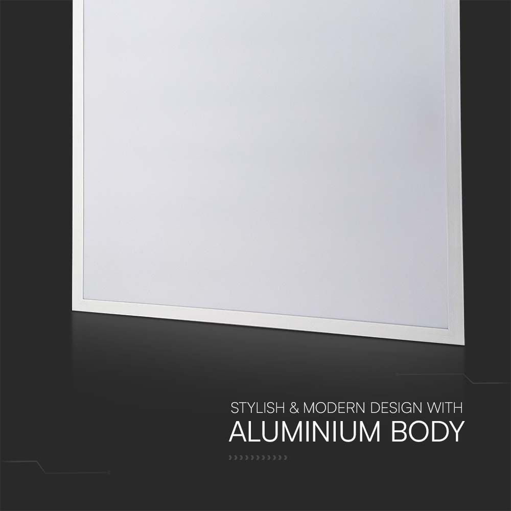 V-Tac LED panel - 36W, hvid kant (60x60)