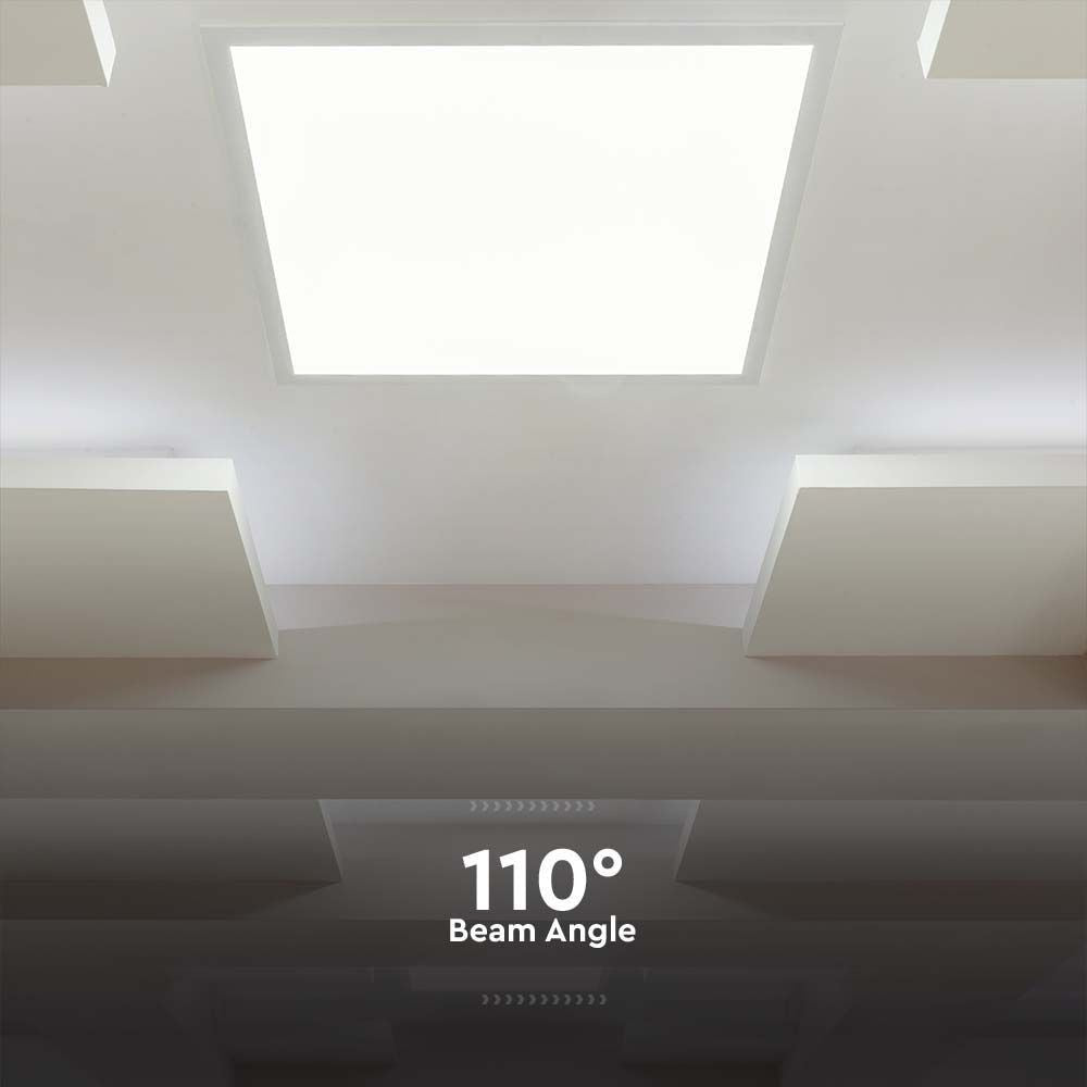 V-Tac LED panel - 36W, hvid kant (60x60)