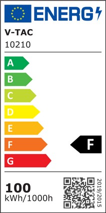 V-Tac 100W LED gadelampe - Ø40mm, Vandtæt med høj lysstyrke og energibesparelse