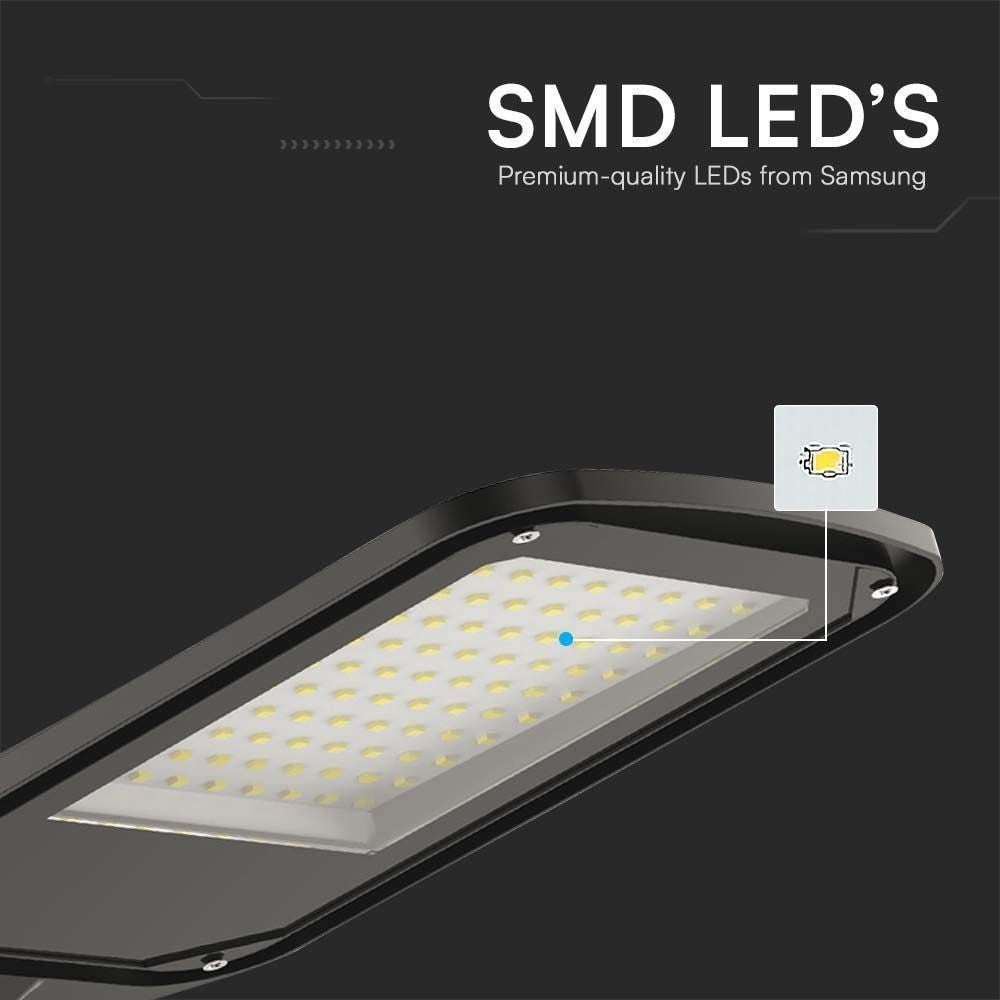 V-Tac 100W LED gadelampe - Ø40mm, Vandtæt med høj lysstyrke og energibesparelse