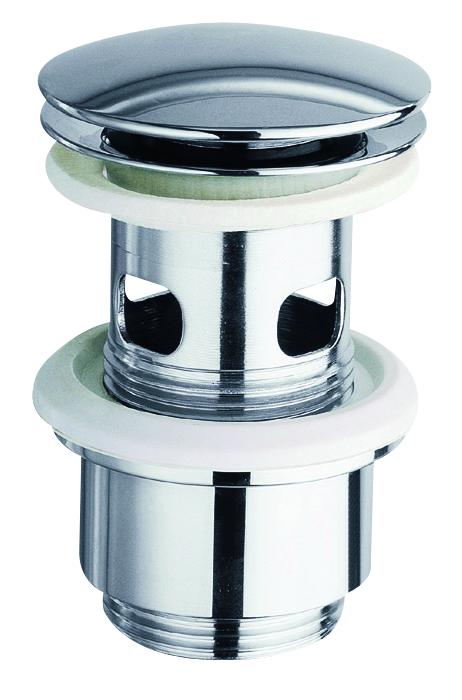 1.1/4" x 32 mm Lux. pungvandlås med rør og roset - firkantet