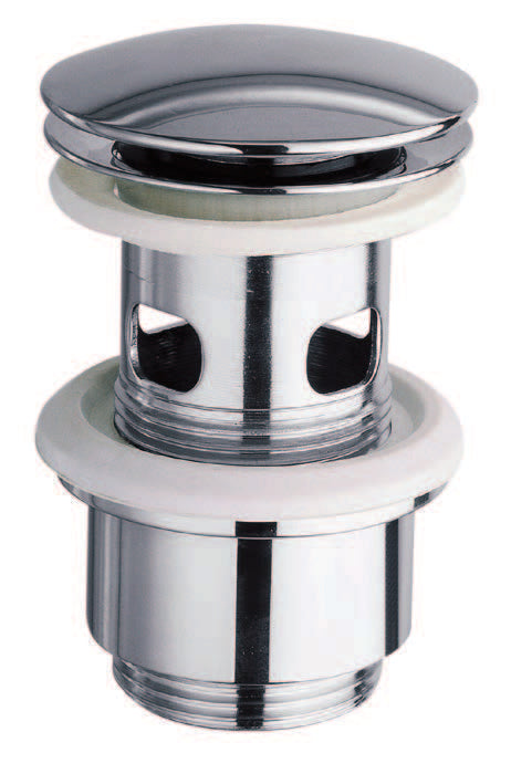 1.1/4" x 32 mm Lux. pungvandlås med rør og roset - firkantet