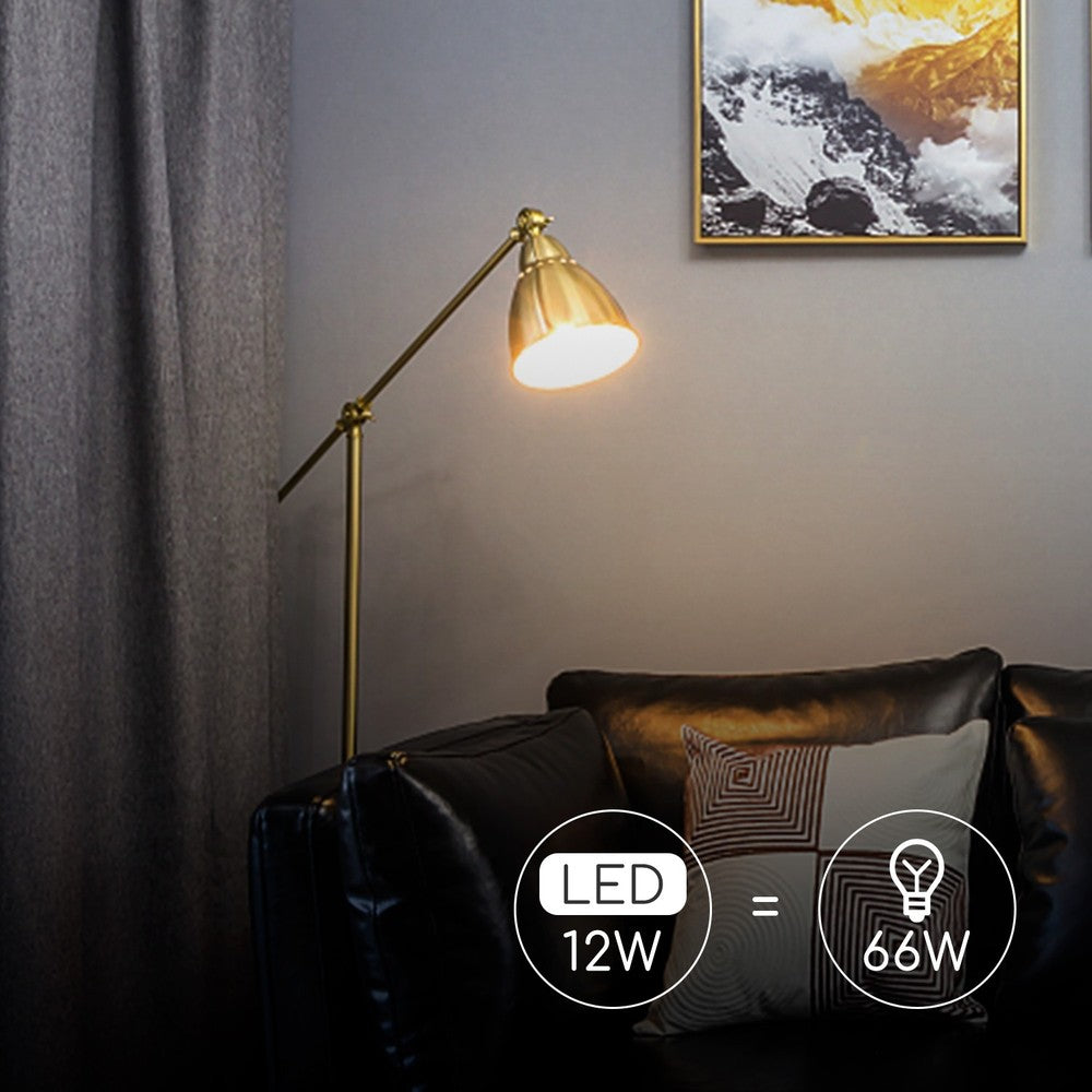 LED-pære A5 R80 E27 12W 3000K, erstatter 81W, 1170lm, RA80, 230V, 3 års garanti