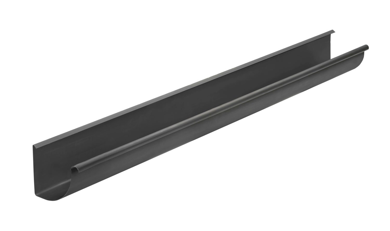VMZINC Tagrende, kvartrund, ANTHRA-ZINC - 400/0,80/3000 mm