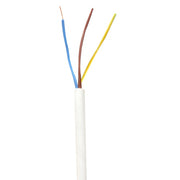Plastkappeledning halogenfri Cca 3G1.5 hvid R100