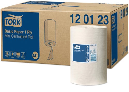 AFTØRRINGSPAPIR HVID 21,5X120M PK=11RL