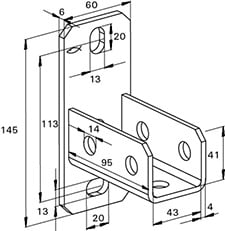 SF L 41 A4 montageflange