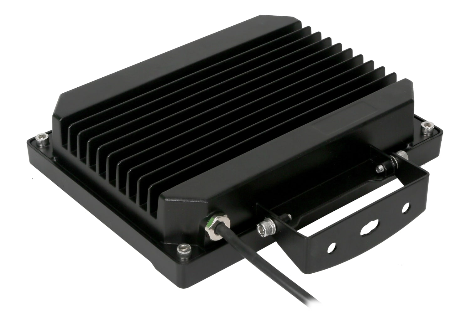 Projektør Odessa2 Flad LED 10W 840, 1015 lumen, med sensor, sort