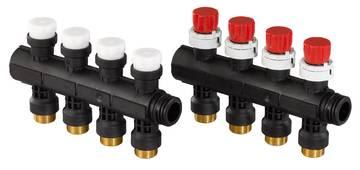 Uponor Vario PLUS GV-fordelerrørssæt LS 6X 3/4 Euro