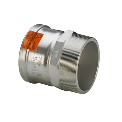 15 mm x 3/4" Sanpressinox overgang muffe/nippel