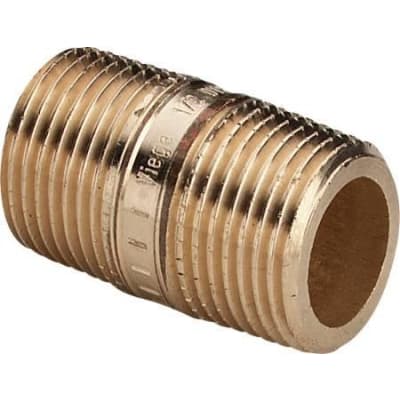 2" x 150 mm Nippelrør Rødgods Silicium Bronze