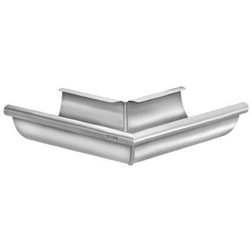 VMZINC udvendig gering til halvrund rende, falset 333 mm
