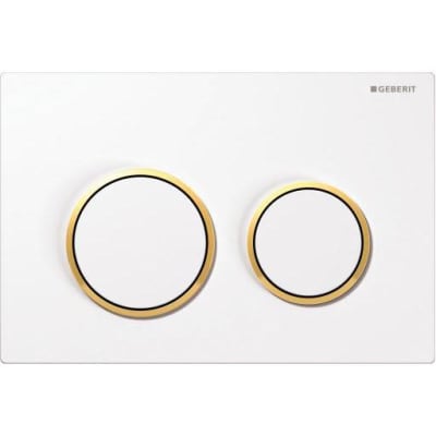 Betjeningsplade Omega 20, hvid/guld/hvid