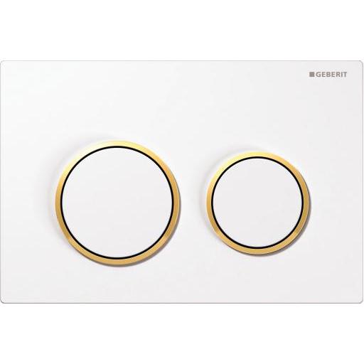 Betjeningsplade Omega 20, hvid/guld/hvid