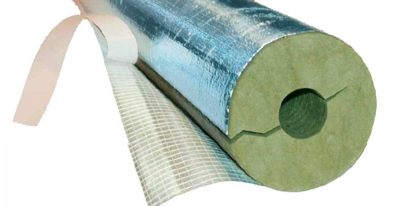 89 x 30 mm Rockwool aluskål m. tape