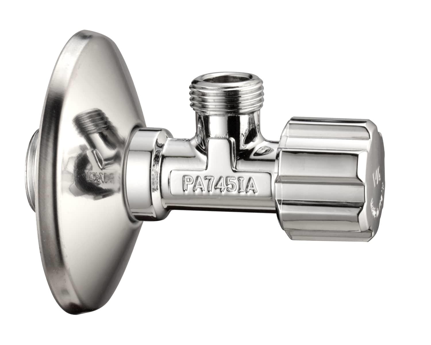 1/2" x 3/8" Stopventil krom