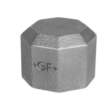 1" galvaniseret slutmuffe