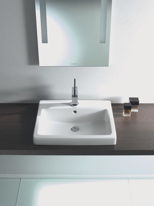 Duravit Vero vask 55 cm til nedfældning med hanehul