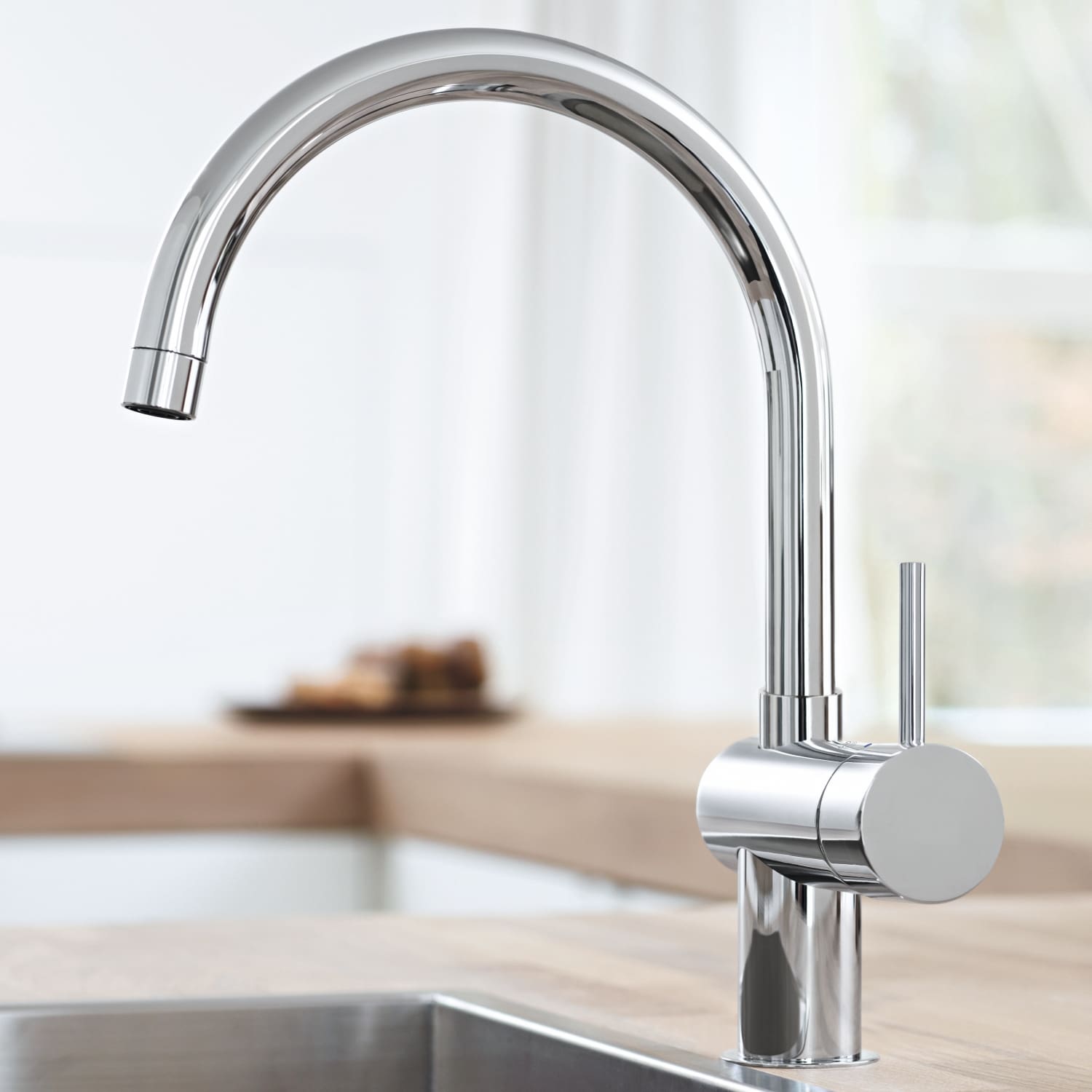 Grohe Minta køkkenarmatur, krom