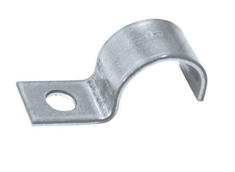 Kabelbøjle 13mm 1 lap forzinket - pr. stk.