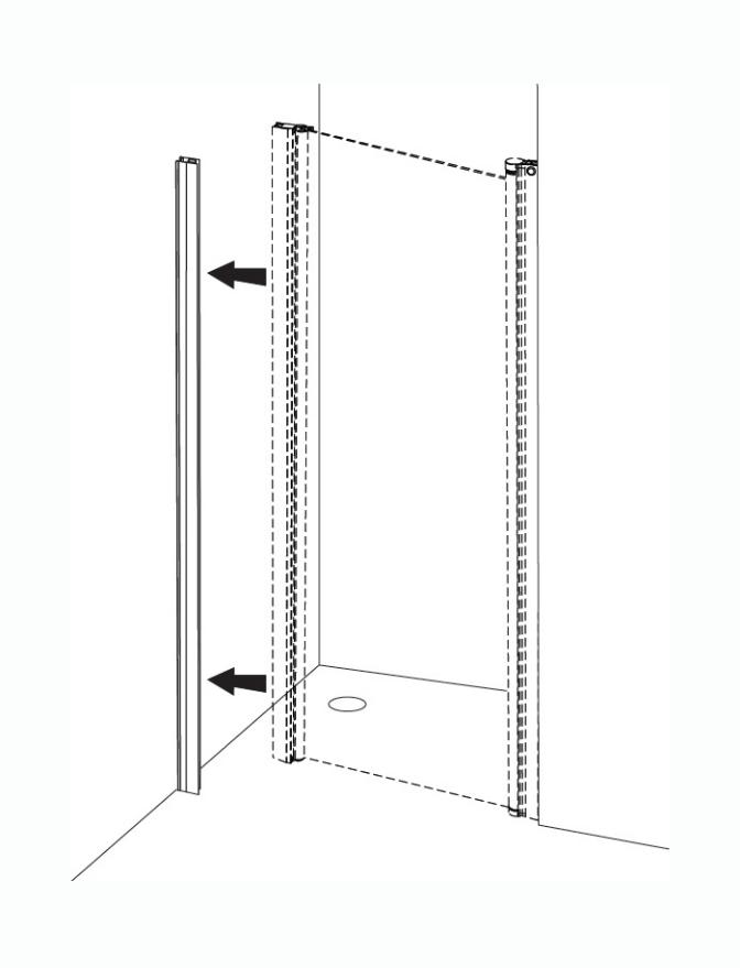 Contura Shower Space mat udvidelses profil TBSN