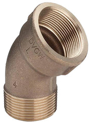 1" Vinkel 45° muffe/nippel Rødgods Silicium Bronze