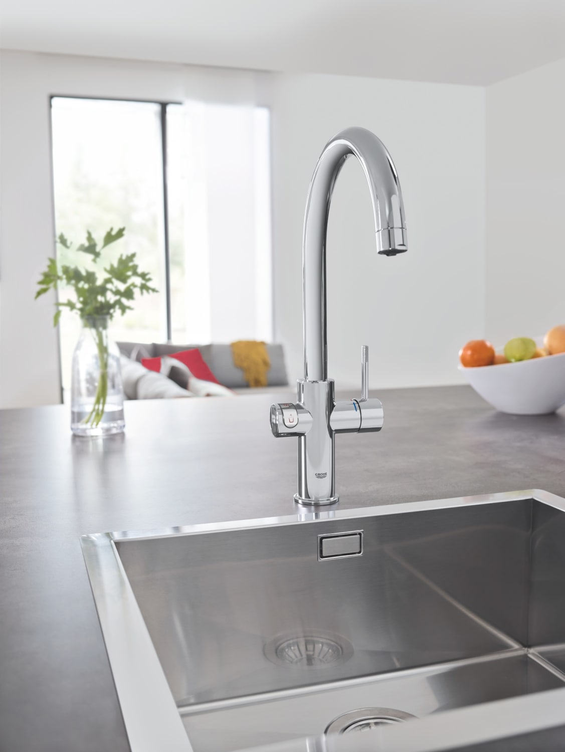 GROHE Red DuoArmatur C-tud og L-size kedel