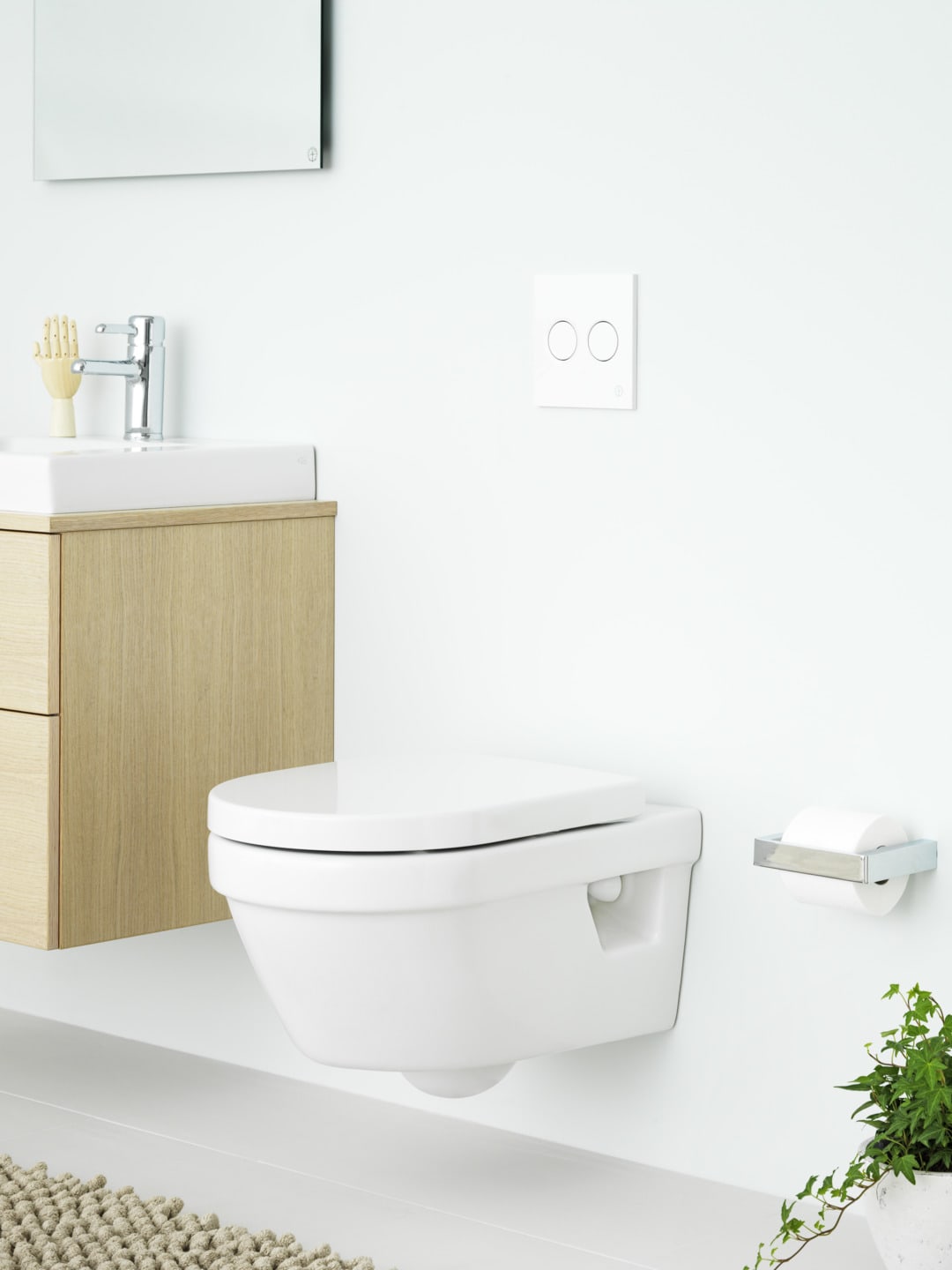 GBG 9M16 Hygienic/Artic sæde med soft closing hvid