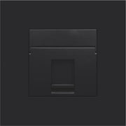 AFDÆKNING 1X RJ45, BLACK COAT