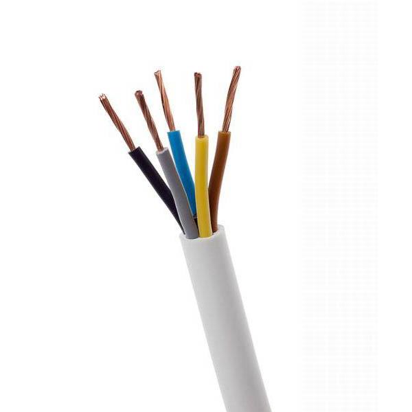 Ledning H05VV-F PKAJ 5G1,5 hvid S50