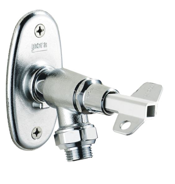 Mora 1/2" gårdposthane greb + nøgle, 150-300mm