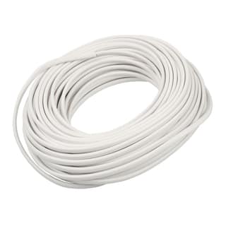 Ledning H03VV-F Rund 2x0,75 hvid, 25 meter