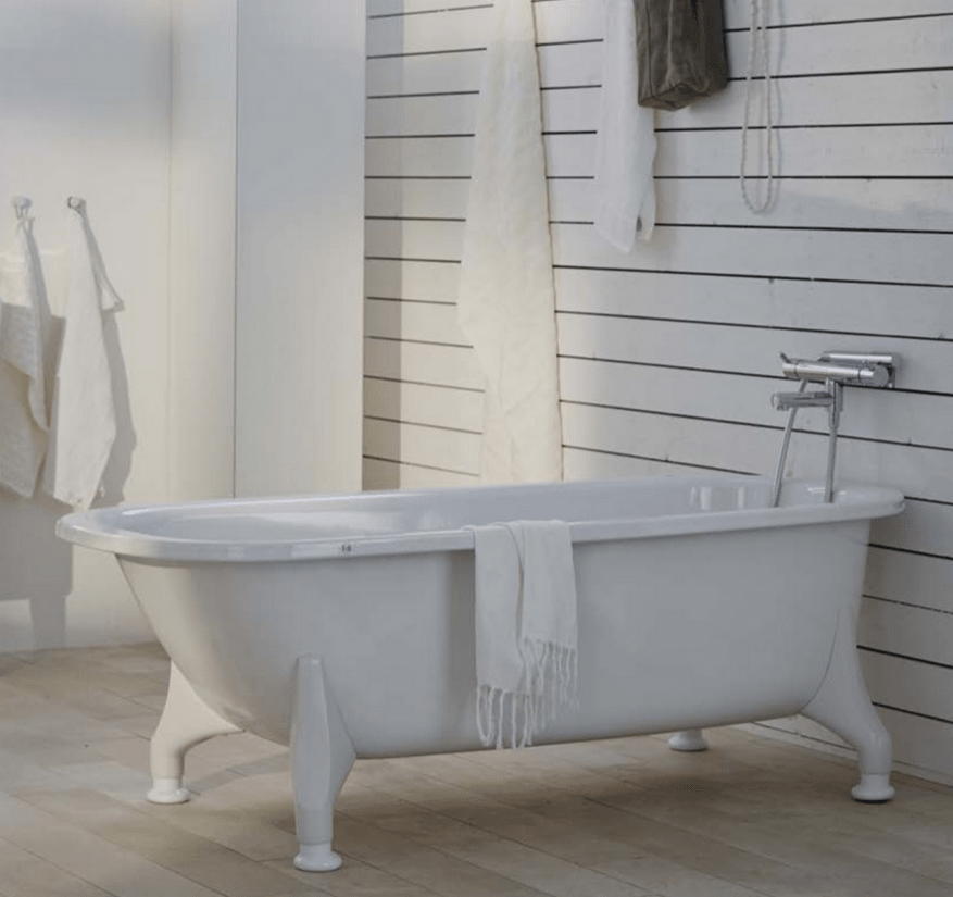 Ifö Caribia fritstående 1600 mm badekar hvid