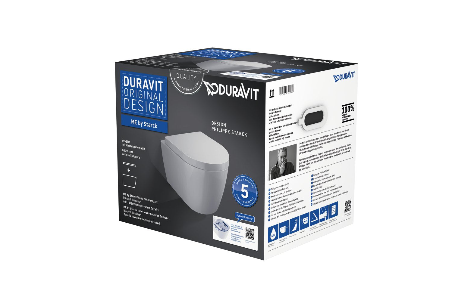 DURAVIT Me by Starck compact toilet