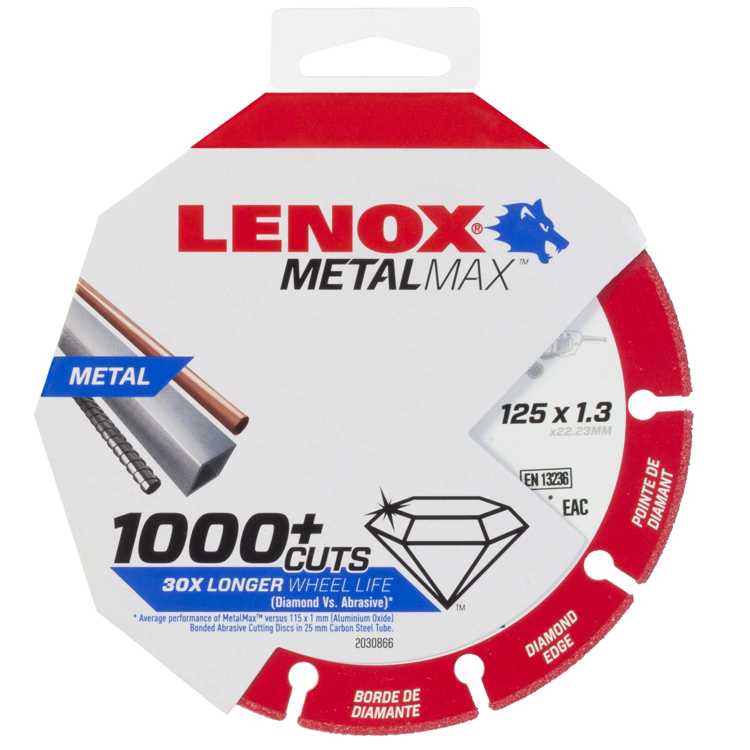 Lenox METALMAX™ diamantskæreskive AG 125 x 22,2 x 1,3