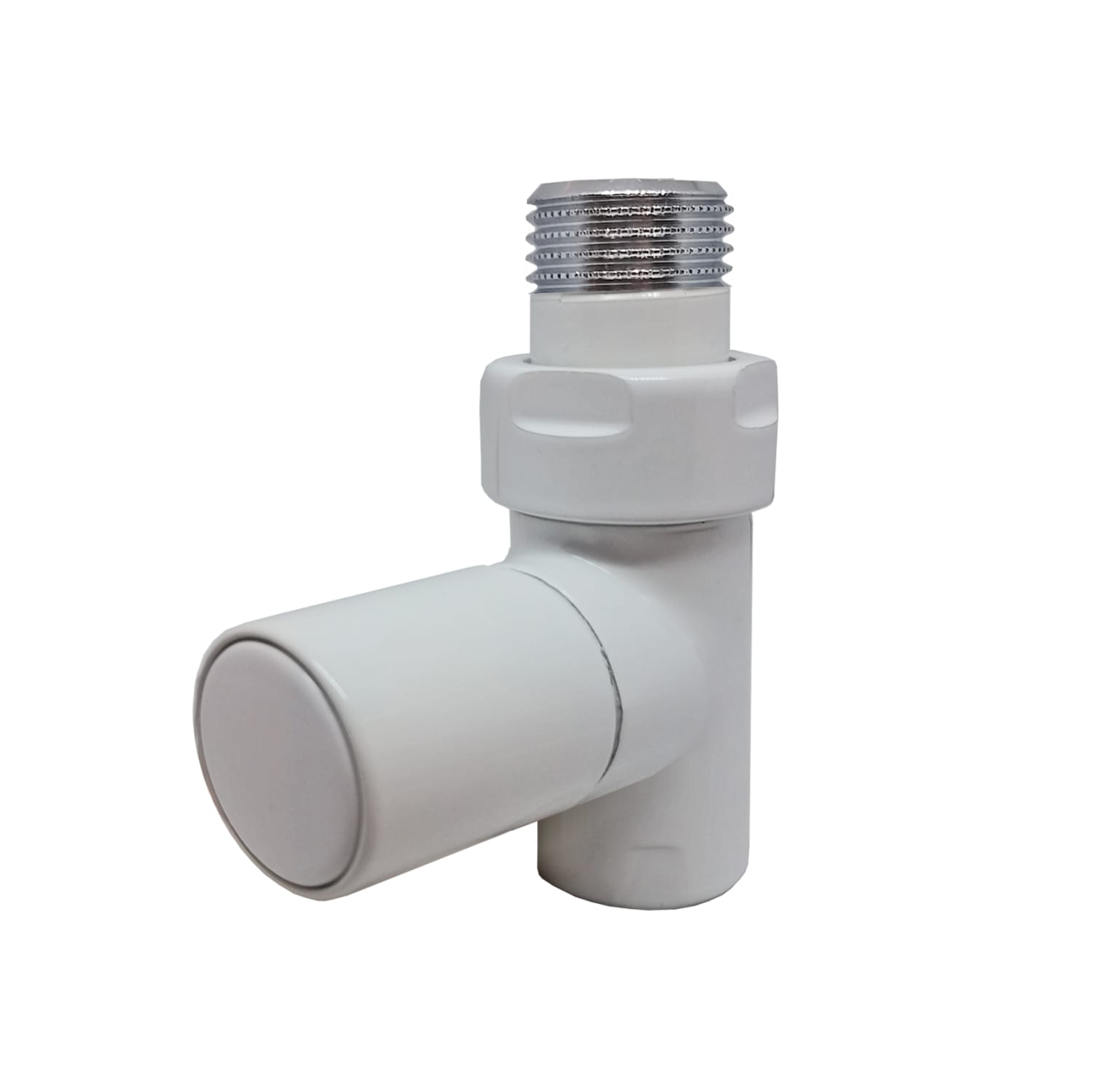 Cylinder ventilsæt ½" ligeløbende hvid