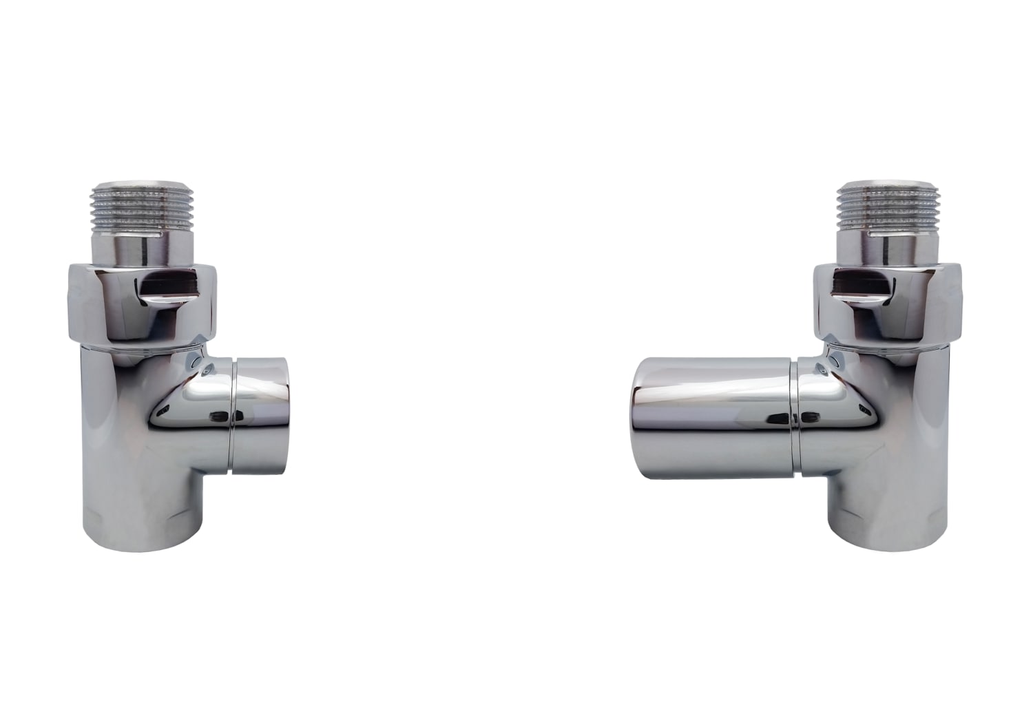 Cylinder ventilsæt ½" ligeløbende krom
