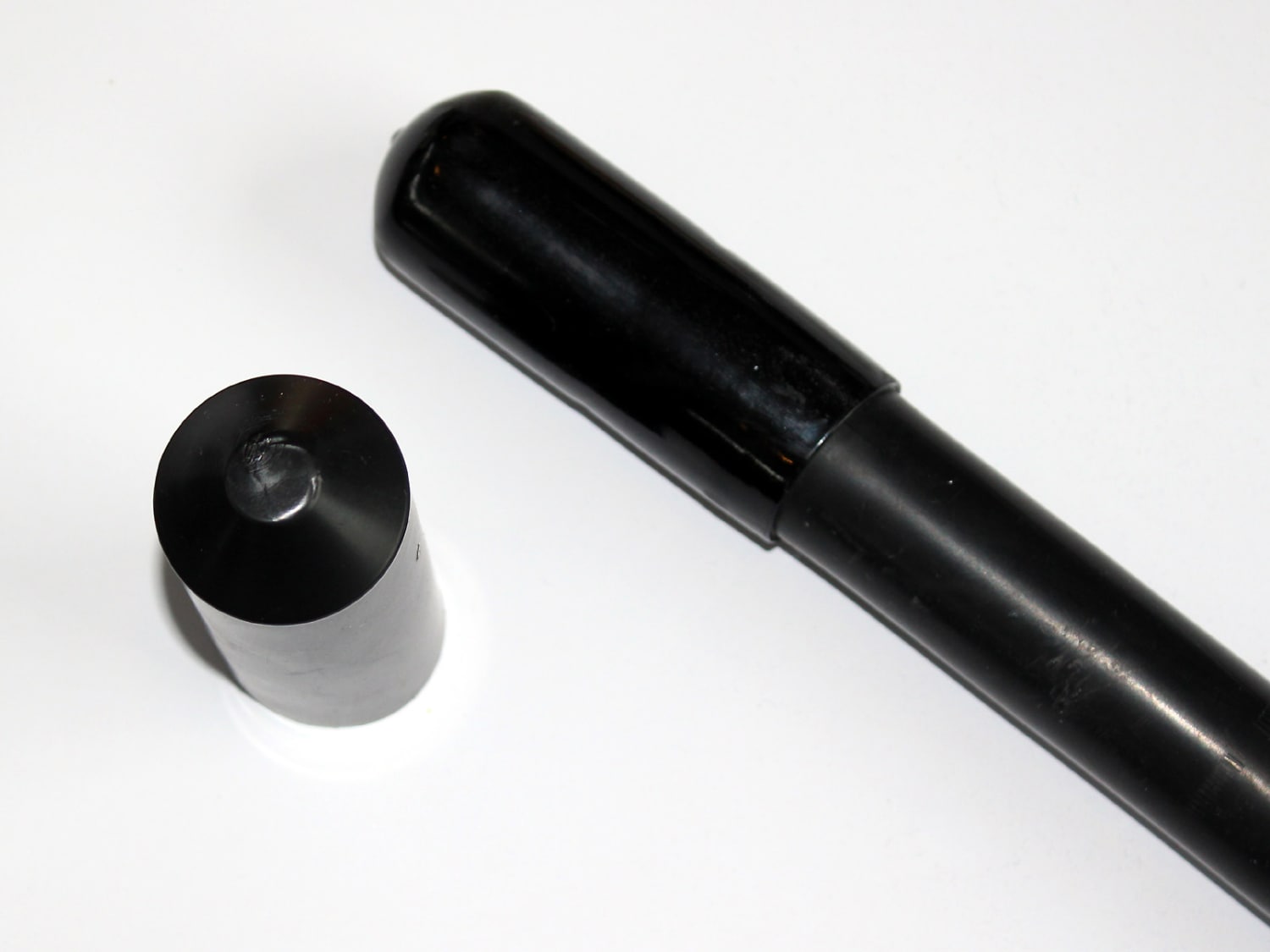 Krympeendemuffe 11/5,5 mm, sort, med lim, længde 30 mm