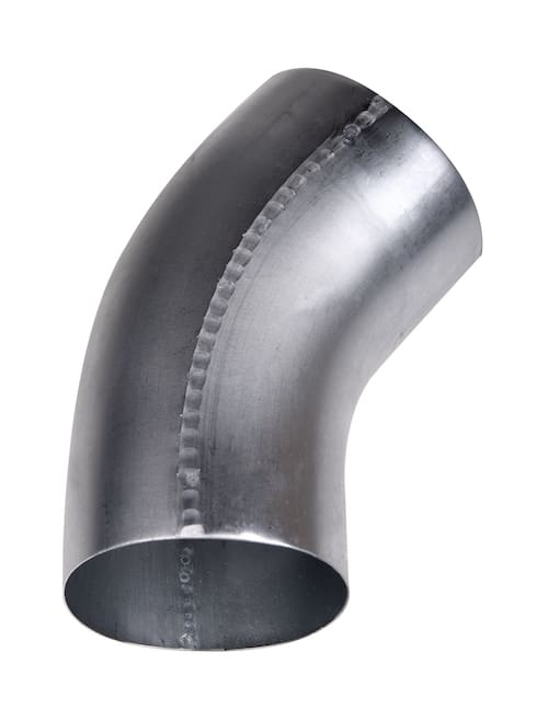 90 mm x 60° Bøjning Zink Plastmo