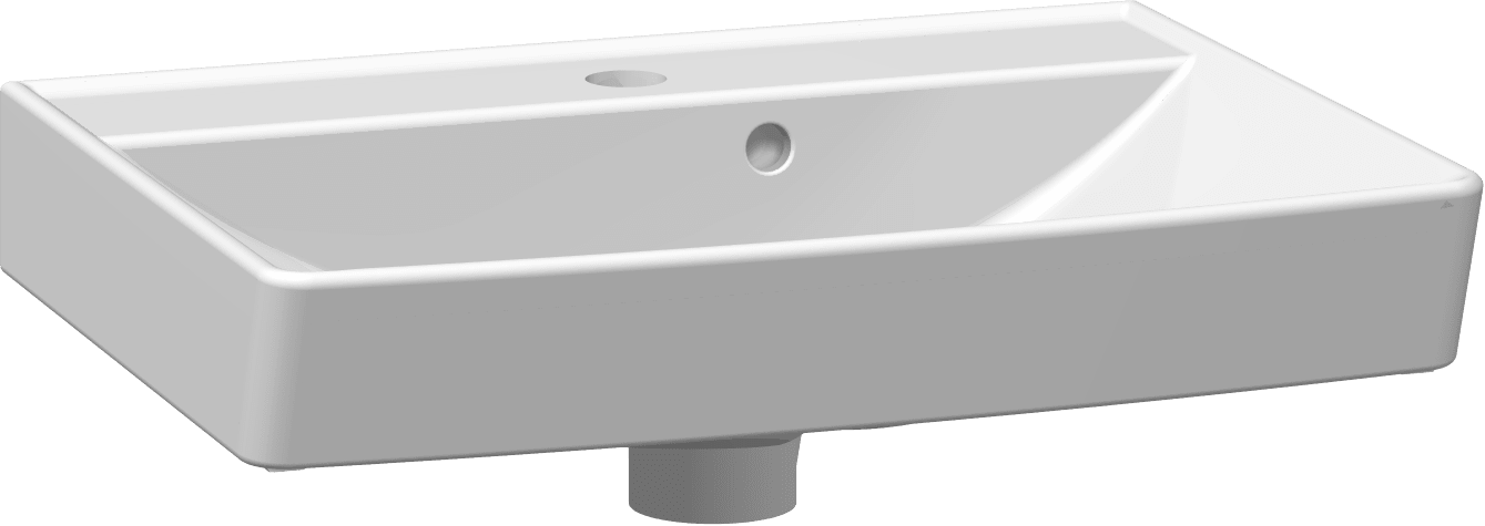 Dansani Cappella vask 52 cm porcelæn hvid