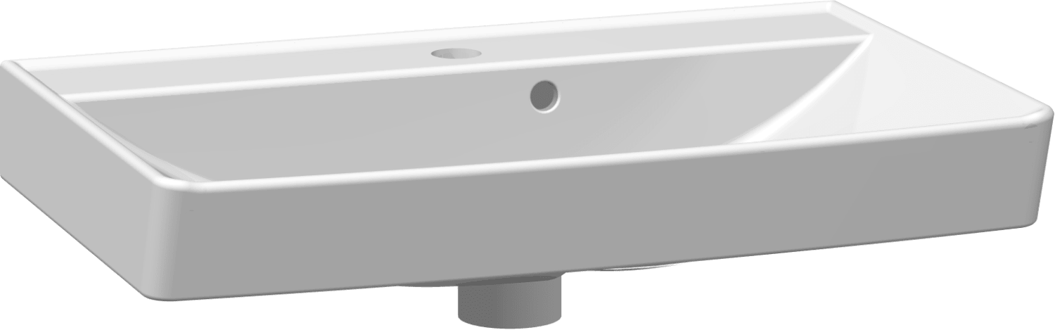 Dansani Cappella vask 62 cm porcelæn hvid