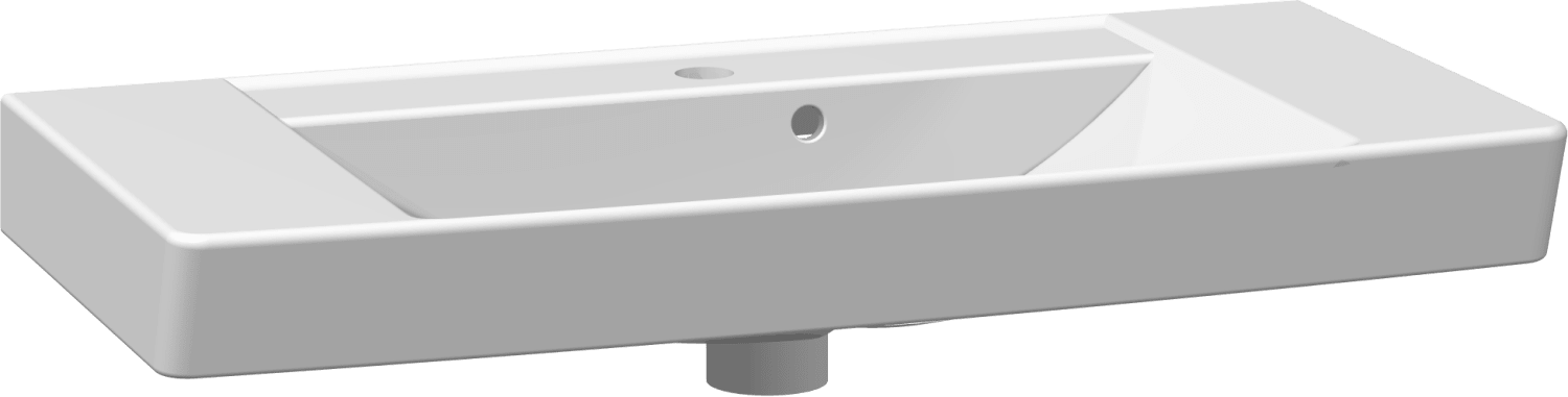 Dansani Cappella vask 82 cm porcelæn hvid