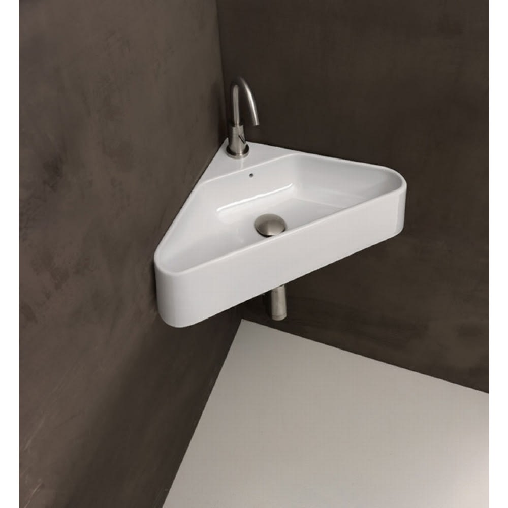 Axa corner porcelænsvask til bad