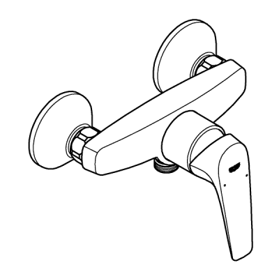 GROHE BauFlow 1-Grebsbatteri til brus