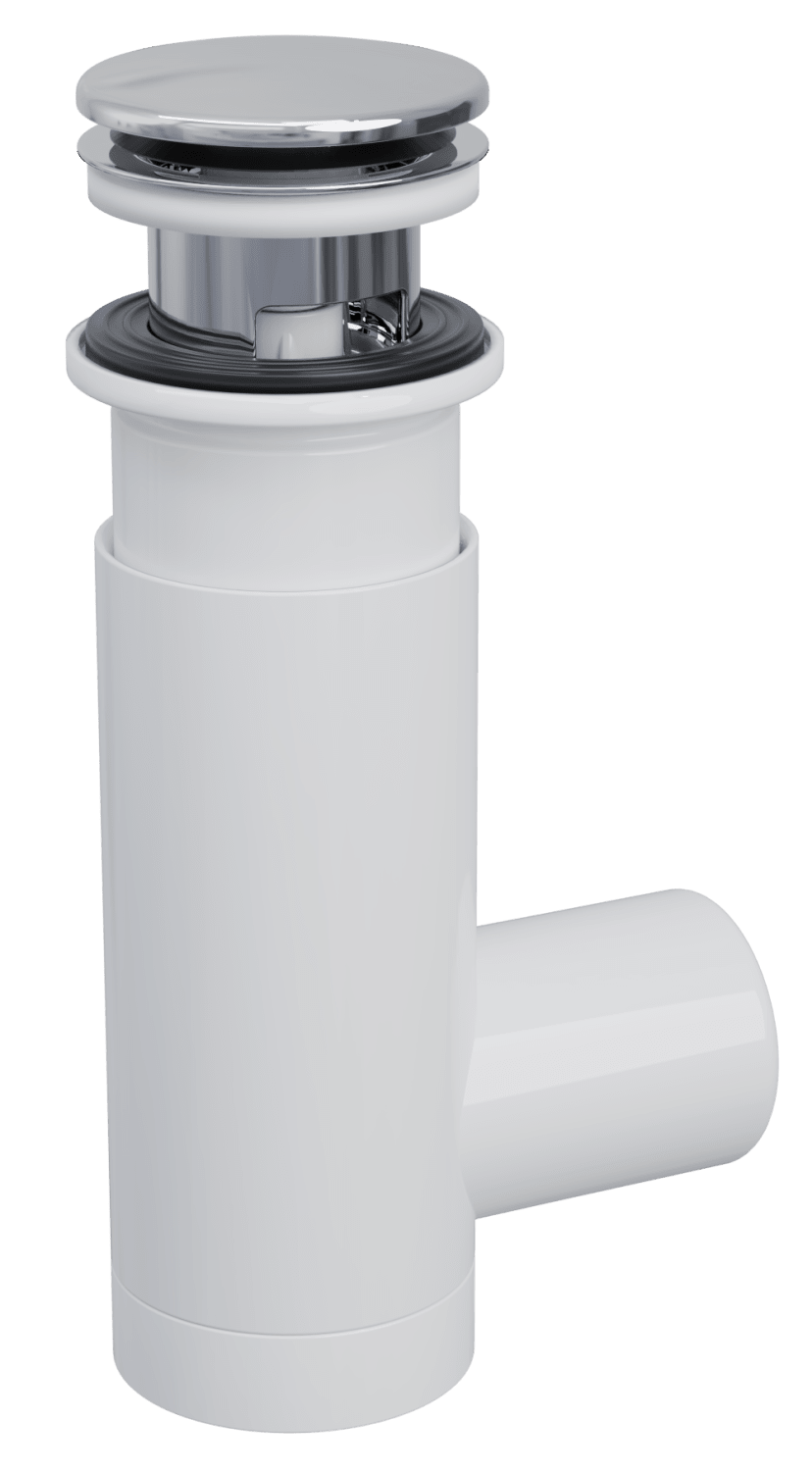 Easy clean 40 pop up m/slange og krom bundventil