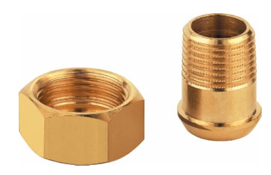 Forskruening til Taco-Setter. 1" muffe x 3/4" nippel med pakning
